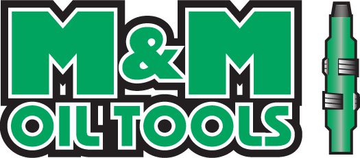 M and M Oil Tools Logo on a Transparent Background