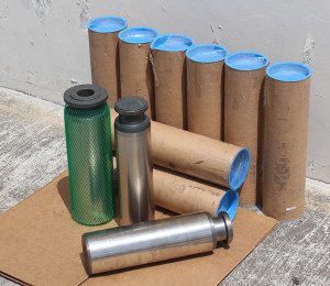 Plungers in Cardboard With Metallic Tubes